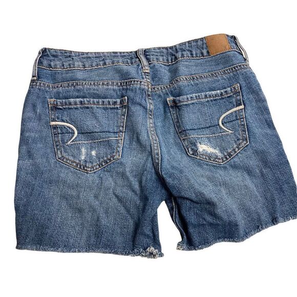 AMERICAN EAGLE OUTFITTERS‎ Women’s Denim Distressed Shorts Size 00 - Picture 9 of 11